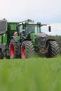 Fendt 942 Vario tractor with Fendt loader wagon